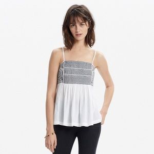 Madewell Embroidered Gauze Cami XL